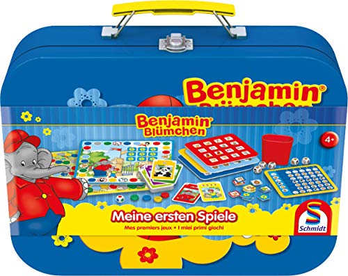 Preisvergleich Produktbild Schmidt Spiele 40573 - Benjamin Blümchen Spielekoffer, Meine ersten Spiele
