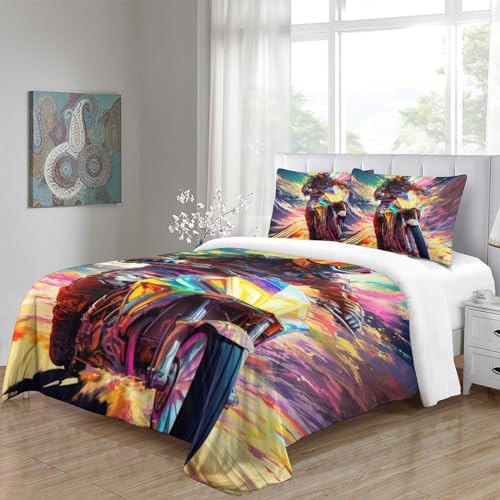 Parure de lit fermeture éclair housse couette 220x240 pratique
