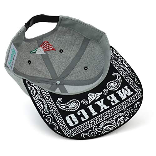 Image of Trendy Apparel Shop Hecho En Mexico Eagle 3D Embroidered Snapback Cap