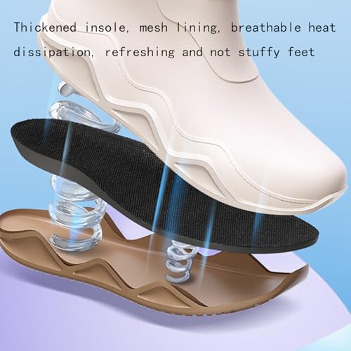 Men's and women's couple fashion rain boots, non-slip wear-resistant waterproof rain shoes for outdoor work fishing travel3