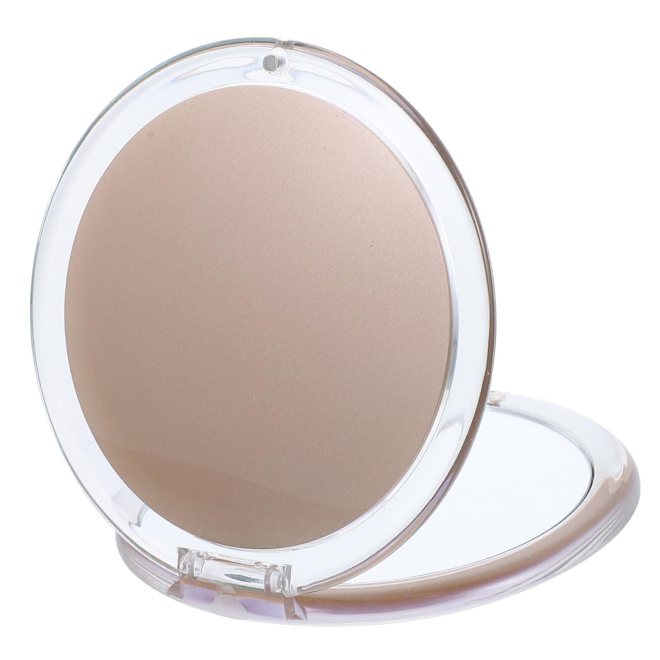 BESTYASH 3 Stück Faltbarer Kosmetikspiegel Doppelseitiger Mini Vergrößerungsspiegel Kompakter Handspiegel für Reisen Make Up Unterwegs Vergrößerung