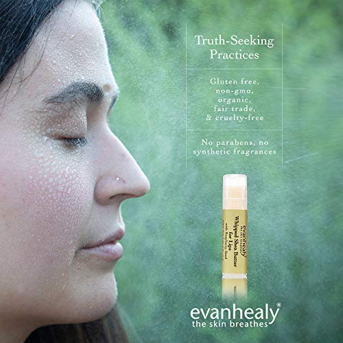 Evanhealy Whipped Shea Butter For Lips | Organic Red Raspberry Seed Oil, Beeswax, & Argan Oil | Moisturizing Lip Balm (3 Pack) #TOP6
