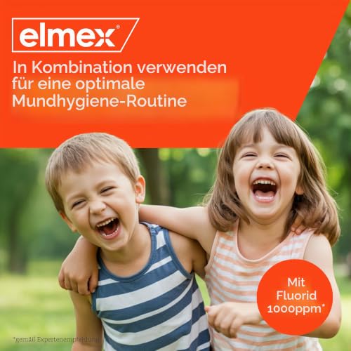 Elmex Zahnpasta für Babys und Kleinkinder, schützt die Milchzähne, gegen Karies, 0 Farbstoffe – ab dem ersten Bürsten – 0 – 6 Jahre, 75 ml – Ansicht 6