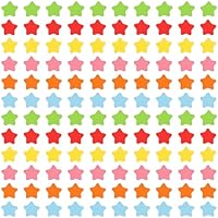 120 Piezas Imanes de Estrella Coloridos, Imán de Pizarra de