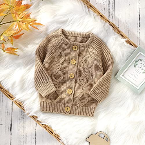 Baby Girl Boy Knit Cardigan Sweater Warm Pullover Tops Toddler Infant Solid Outerwear Jacket Coat Outfit Preemie Jacket3