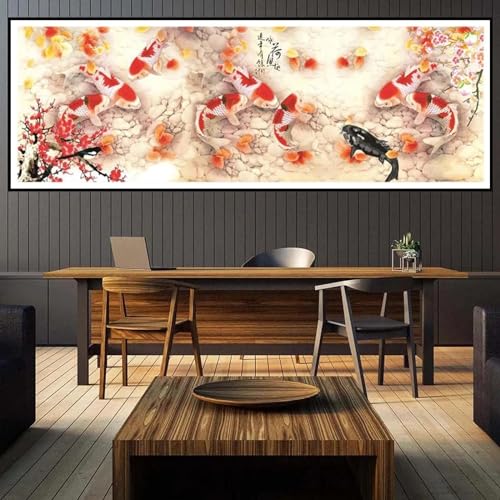 Décoration d'intérieur chinoise 60x145 cm pour habiller un grand mur