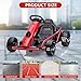 Ride on Go Kart for Teens, 24v 9Ah Large Battery Dual 300w Extra Powerful Motors, 8MPH Fast Drifting Fun with Music & Horn, Max Load 175 Lbs, Outdoor Ride on Toy for Teens