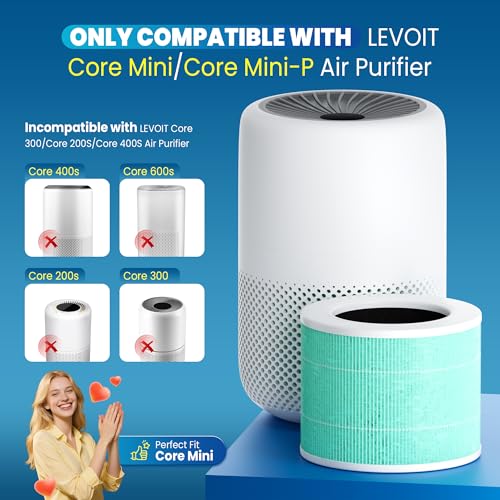 Filtre purificateur LEVOIT Core Mini contre poussière et odeurs maison - 3