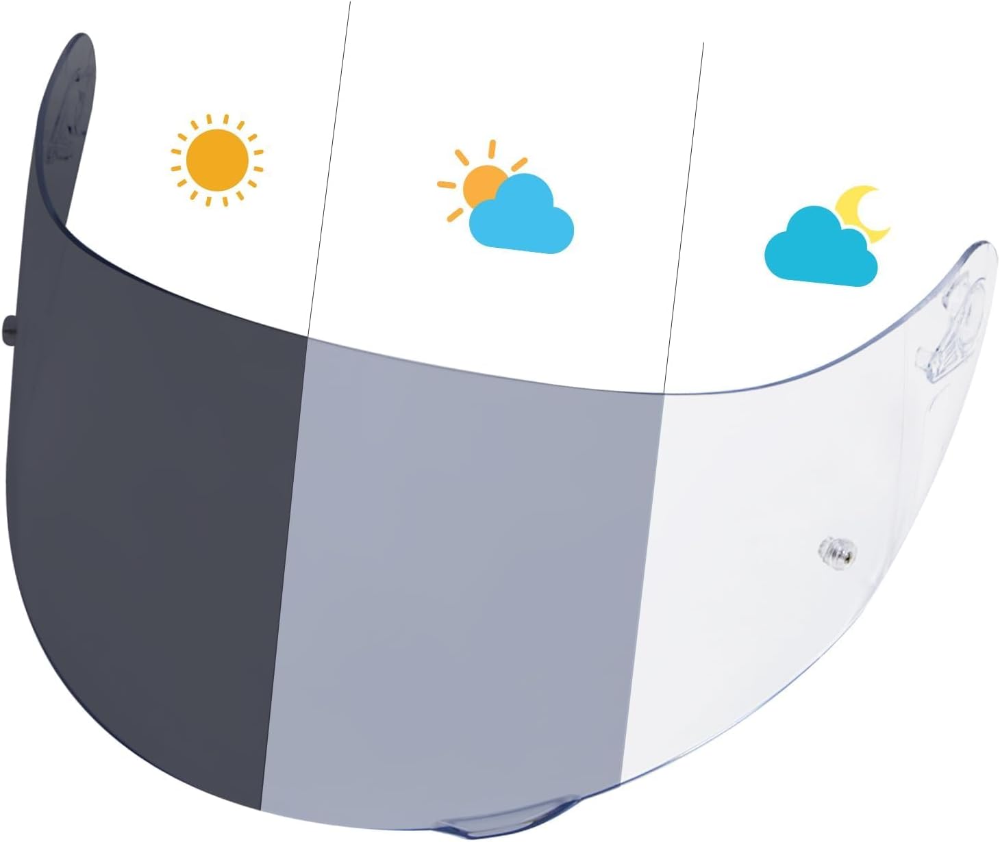 PSLER Photochromic k1s Visor - k1 Helmet Visor k3sv Tinted Visor k5 Face Shield Replacement for k1 k1s k3sv k5,Photochromic