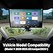 Tlyard Tesla Model Y Accessories 17.3 Inches, Car Roof-Mounted TV with Wi-Fi, Car TV Headrest Monitor for Back Seat, 4K Android Tablet Portable Rear Entertainment System
