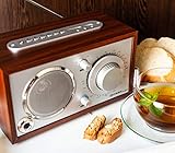 AUX-IN Anschluss für Handy oder MP3-Player, USB Anschluss und SD Kartenleser Anschluss