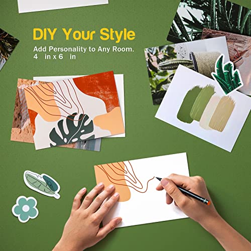 100 Pcs Bohemian Vintage Wall Collage Kit Aesthetic Pictures, Posters For Room Aesthetic, Cottagecore Room Decor For Bedroom Aesthetic, Cute Dorm Photo Collage For Teen Girls, Botanical Wall Art #TOP5