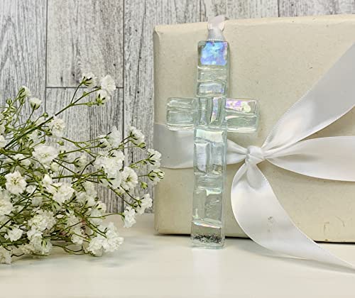 Handmade-in-USA-Clear-Glass-Cross-with-Sentiment-Gift-For-Aunt-From-NieceNephew-for-Christmas-Mothers-Day-Aunts-Birthday-Religious-Gift-for-Aunt Handmade in USA Clear Glass Cross with Sentiment Gift For Aunt From NieceNephew for Christmas Mothers Day Aunts Birthday Religious Gift for Aunt