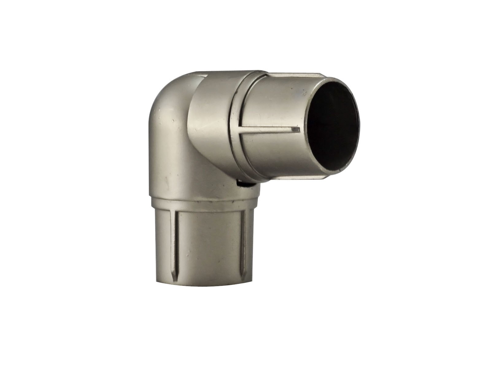 Your Home Online Satin Chrome 19Mm & 28Mm Single Corner Bay Window Curtain Pole Elbow Joint Connector Bracket Rod (, 19Mm Diameter Poles)