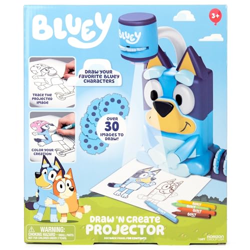 Bluey Draw 'N Create�v���W�F�N�^�[��������A�N�������ŃV�[�����g���[�X&�J���[����X���C�h���t���A�d�r���K�v�ł�