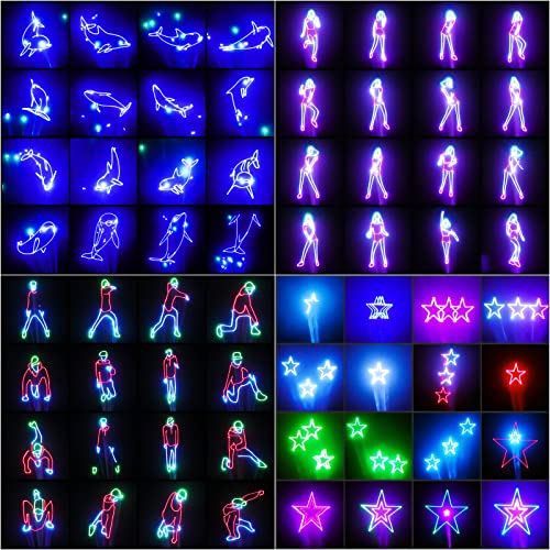 U`King ZQ05031 Dj Disco Party Lights Rgb Stage Lighting Beam Light Animation 3D Laser Patterns thumb #2