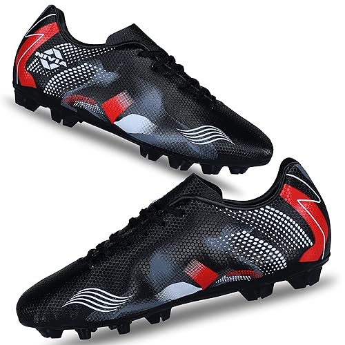 Image of NIVIA Infra Football Shoes for Men /Sports and Soccer /Comfortable and LIGHTWEIGHT /SIZE-04 (Black)