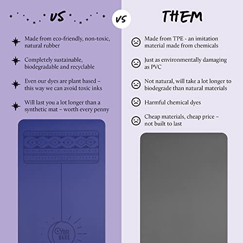 Yogi Bare Paws Yoga Mat 4Mm (1/6") Red - Extreme Non Slip Grip Fitness & Exercise Mat - Eco Friendly Natural Rubber - Yoga Exercise Equipment & Meditation Accessories #TOP4