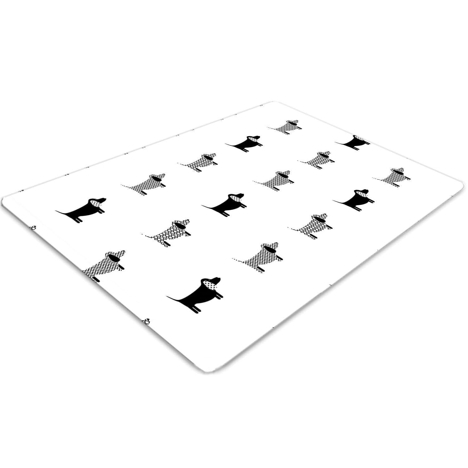 Tapis de sol PVC 120x90 cm rectangulaire imperméable et antidérapant pour protéger le bureau