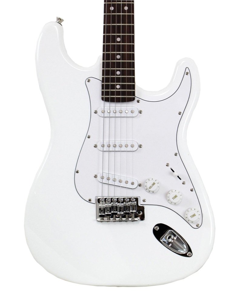 エレキギター初心者4点セット LEGEND LST-Z WH アンプ付き LEGEND LST-Z WH エレキギター 初心者14点セット 【ヤマハアンプ付き