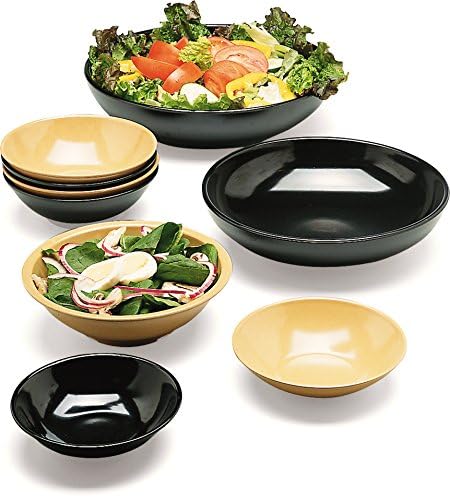 Miniatura 8 de Carlisle FoodService Products 800B03 - Ensaladera de melamina, 27 onzas, negro (paquete de 48)