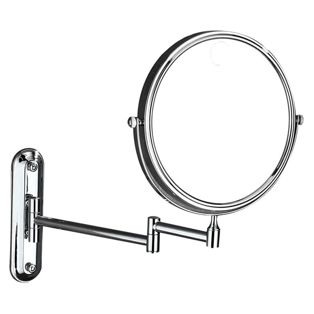 Miroir de maquillage mural AMUCK double face rotatif avec grossissement 3X