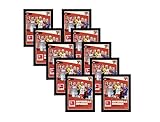 Gesammelt werden können die klassischen Portrait-Sticker, das Club-Logo als Glitzersticker, das Heimtrikot, ein Top-Duo, ein Topps Now Highlight der vergangenen Saison, ein Game Changer, ein Wunderkind und für die 2. Bundesliga gleich vier Spieler pro Club.