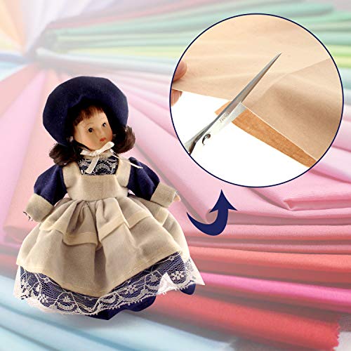 Tatuo TATUO-COTTON FABRIC-01 10 Pieces 20 X 20 Inch Candy Solid Fabric Square Patchwork Fabrics Diy Quilting Fabric Bundles thumb #2