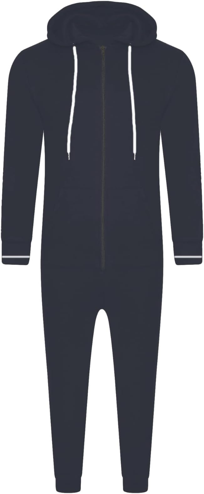 BOOM PrimeUnisex Hooded Onesie for Men & Women Snuggle All in One Warm Fleece Jumpsuit Loungewear with Zip - S M L XL