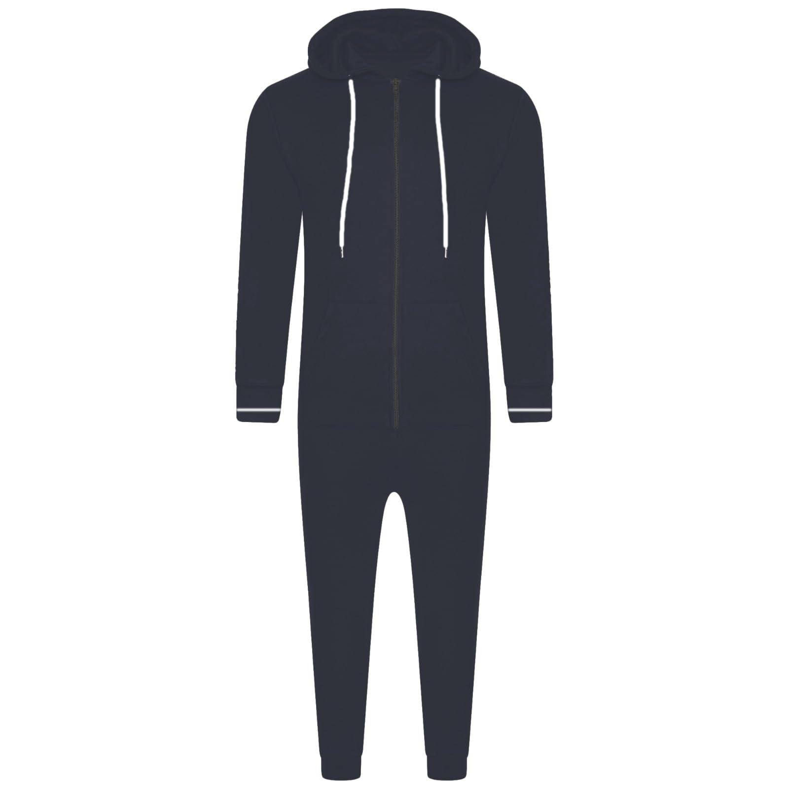 BOOM PrimeUnisex Hooded Onesie for Men & Women Snuggle All in One Warm Fleece Jumpsuit Loungewear with Zip - S M L XL