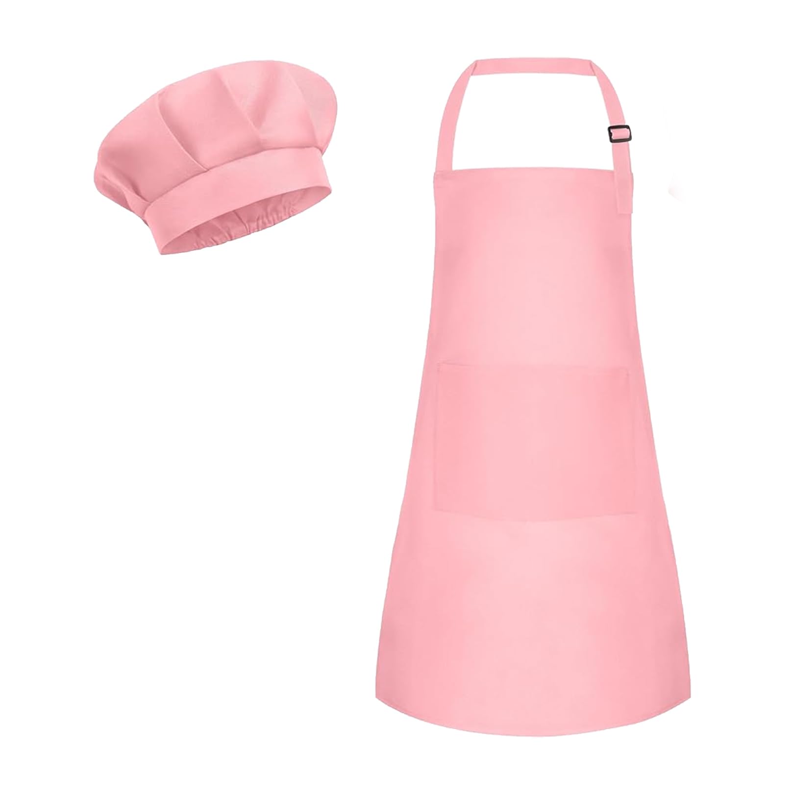 Juego de delantal de cocina infantil y gorro de cocinero, delantal ajustable para niñas, niños, años, perfecto para cocinar, hornear y pintar, delantales para manualidades con 2 prácticos