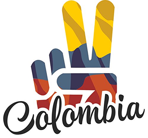 Indigos Ug - Car Sticker - Sticker - Colombia - Victory - Rear Window, Trunk, Vehicle, Tuning - 10X8Cm #TOP22