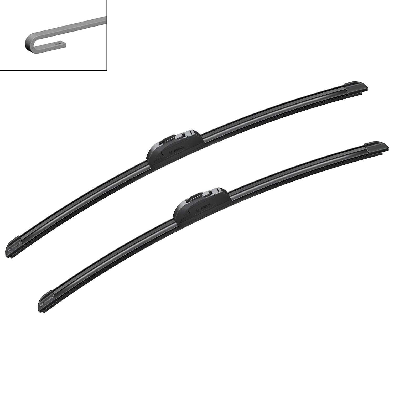 Bosch Automotive - Balais d'Essuie - Glace Plats Aerotwin Retrofit AR550S, Longueur: 550 mm/530 mm - 1 Paire de Balais avant