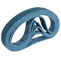 5 Stück SC-BS Brite Schleifband Vliesband Rohrbandschleifer Schleifmaschine SC-BS Grade: very fine, Color: blue, 40mm x 760mm