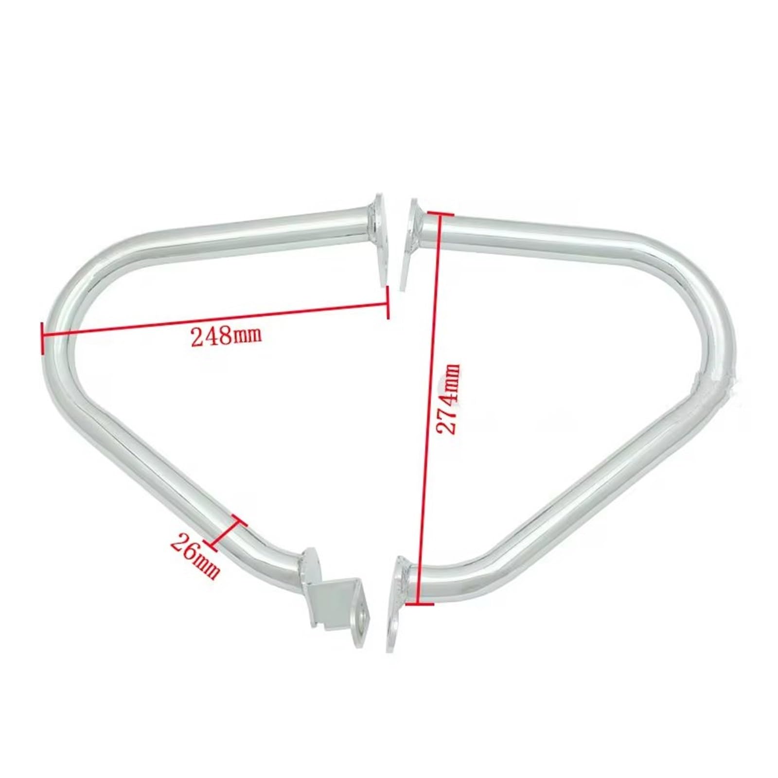 Defensas De Motor para Triumph para Bonneville para T100 para Thruxton para 900 2001-2015 Barras De Protección del Motor del Parachoques De La Motocicleta Motocicleta Barra De Choque(Plata)
