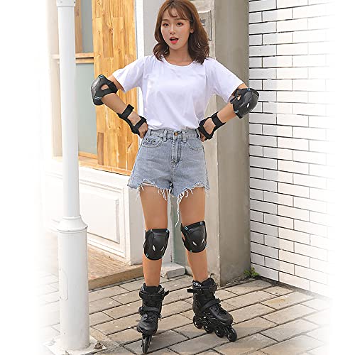 Homesen Conjunto de joelheiras 6 kit protetor joelheiras cotoveleiras protetores de pulso conjunto p