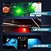 Wireless Led Lights for car, High Brightness Led Strobe Lights with Remote Control,8pcs Rechargeable Mini Warning Aircraft Drone Strobe Light for Vehicles Motorcycle Bike Moto