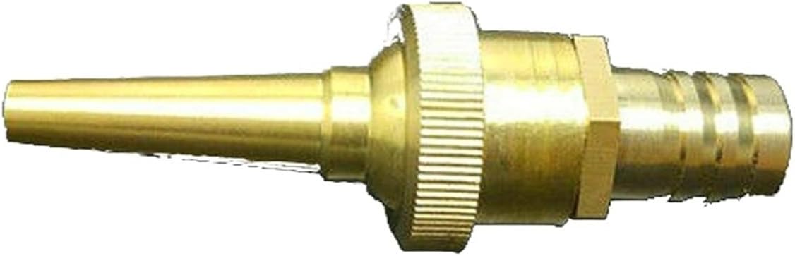 Brass Adjustable Jet Nozzle for Garden Fountain - 7mm Pore Size, Compatible with 16/19/25mm Hose Tubes(25mm)