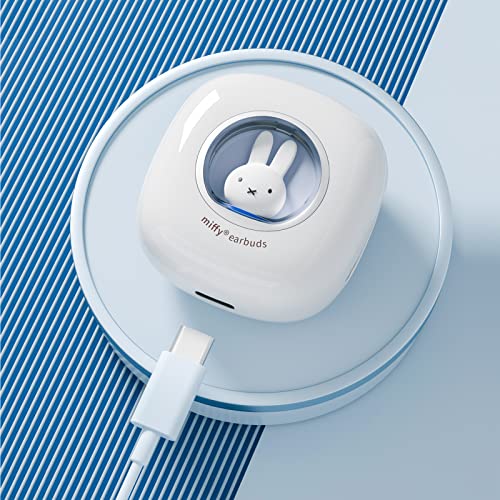 Image of Miffy Bluetooth Wireless Earbuds Headset (Bule)，IPX5 Waterproof Ear Buds Headphones