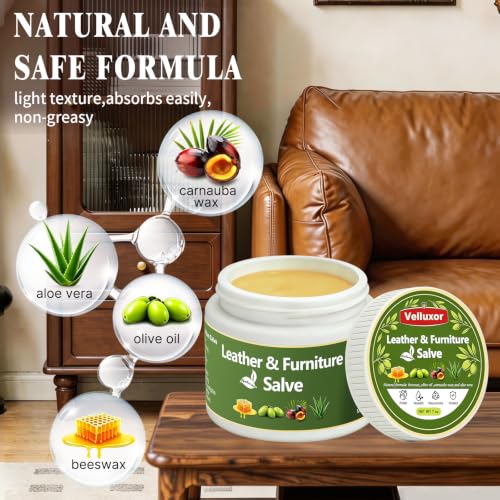 Velluxor Furniture Salve for Leather