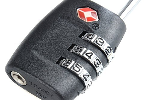 New-2-Pieces-Security-Padlock-3-dial-Combination-Travel-Suitcase-Luggage-Bag-Code-Lock-Black-Colour-iNculded-Free-Cleaning-Cloth