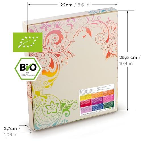Image of Creano Organic Herbal & Fruit Tea Gift Set - 27 Tea Bags in 9 Dreamy Varieties - 54g*