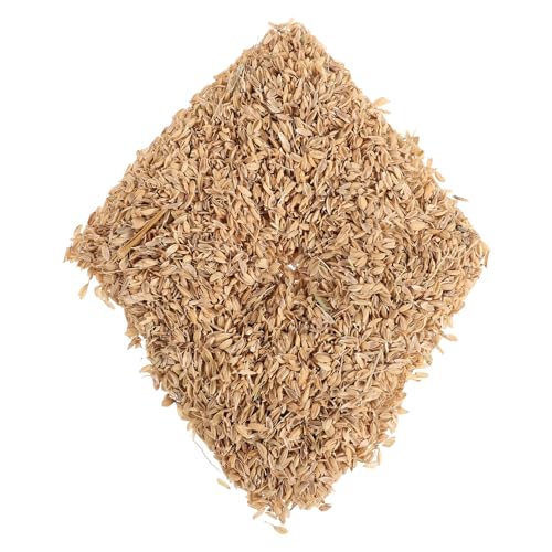 TOGEVAL Litière Naturelle pour Poules en Balles de Riz Biologique 3 LB, Matériau Végétal Écologique pour Nid de Poule, Litière Absorbante et Confortable pour Poulailler et Petits Oiseaux