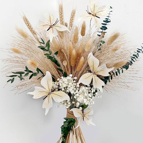 Pampas Grass Dried Flower Bouquet for Boho Home...
