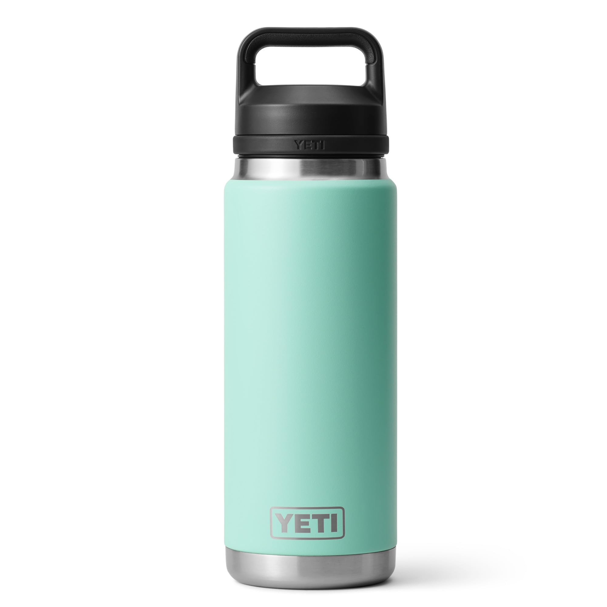 YETI Rambler Bottle Chug, Vacuum Insulated Stainless Steel Bottle with Chug Cap, Seafoam, 26 oz (760 ml)