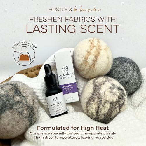 Hustle & Blush Essential Oils Blend for Dryer Balls, 15ml Lavender Rain, Natural Laundry Fragrance, Long-Lasting Fresh Scent, Ideal for Diffusers, Candle Making Holiday Gifts, Multi-Use for Home & DIY - Image 4