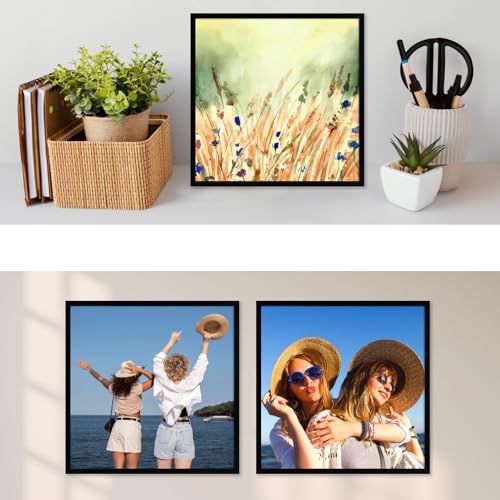 Giftgarden GG2307002 16X16 Picture Frame Black, 16 By 16 Thin Square Poster Photo Frame thumb #2