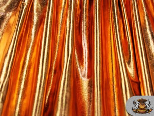 Miniatura 2 de 1 tela de cobre metálico de elastano, 60 pulgadas, vendido por The Yard