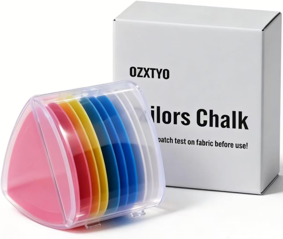 Triangle Tailors Chalk,Sewing Fabric Chalk and Fabric Markers for Quilting,Sewing Supplies Accessories (10Pcs)