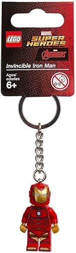 Miniatura 2 de LEGO 853706 Marvel Super Heroes Invencible Iron Man Llavero, Rojo -